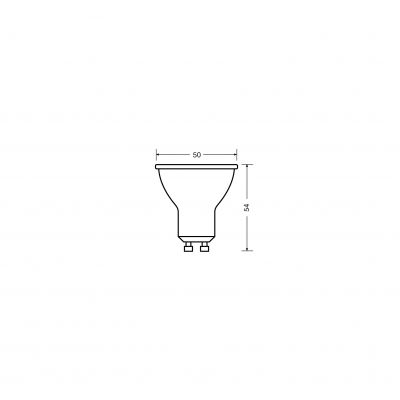 Żarówka LED GU10 2,8/25W 230lm 120° 2700K ciepła biel VALUE OSRAM LEDVANCE (4058075198944)