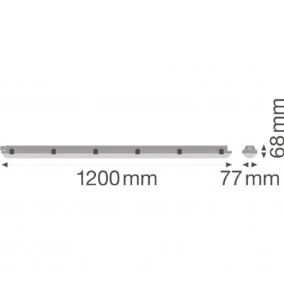 Oprawa hermetyczna LED DAMPPROOF VALUE 40W 4800lm 4000K 1200mm IP65 4058075300828 LEDVANCE (4058075300828)