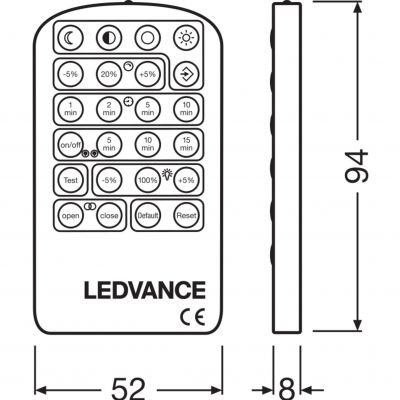 Conneted Sensor ST8 Remote Control LEDVANCE (4058075374034)
