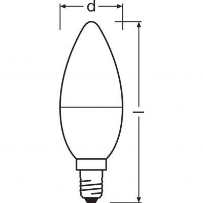 Żarówka OSRAM LED STAR RGB + PILOT 5,5W 40W E14 LEDVANCE (4058075430853)