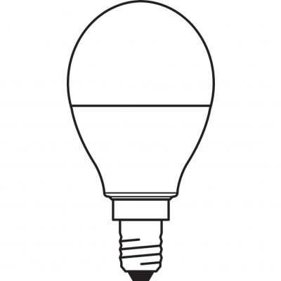 OSRAM Żarówka LED KULKA E14 5,5W 40W RGBW + PILOT LEDVANCE (4058075430877)