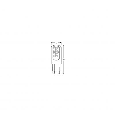 LED PIN40 CL 4,2W 840 230V G9 LEDVANCE (4058075432420)