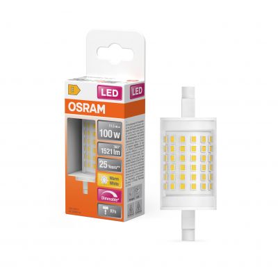 LED LINE 78mm 100D 12W 827 230V R7S 6X1 LEDVANCE (4058075432536)