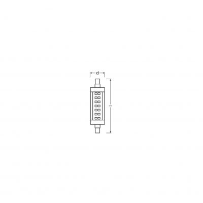 LINE 78 CL 60 non-dim 6W 827 R7S TRZONKI SPECJALNE LEDVANCE (4058075432710)