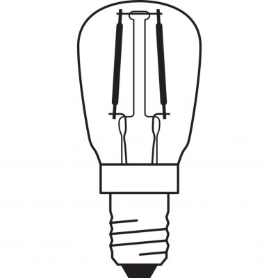 LED T26 10 CL 2,2W 827 230V FIL E14 LEDVANCE (4058075432840)