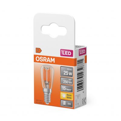 LED T26 25 CL 2,8W 827 230V FIL E14 LEDVANCE (4058075432871)