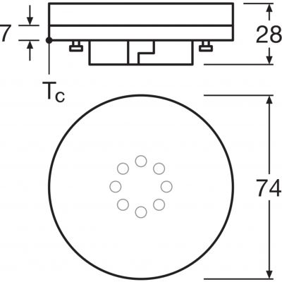 LED STAR Spot GX53 FR 40 non-dim 4,9W 827 GX53 LEDVANCE (4058075433441)