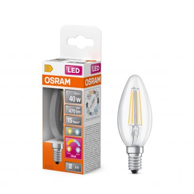 LED STAR+ CL B Act&RelFIL 40 non-dim 5W 827 E14 LAMPA LED LEDVANCE (4058075434783)