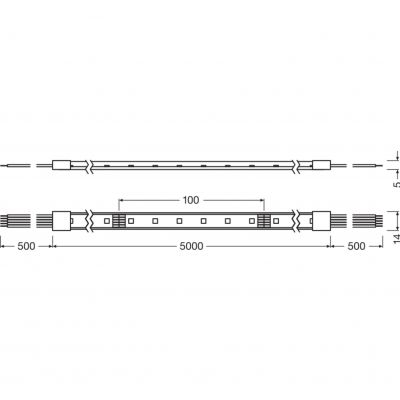 LS PFM-1000 RGBW 865 5 IP66 LEDV ELASTYCZNY MODUŁ LED LEDVANCE (4058075436237)
