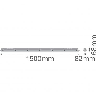 DP 1500 81W 865 IP65 GY LEDVANCE (4058075541306)