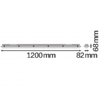 DP DALI 1200 18W 840 IP65 GY LEDVANCE (4058075541641)