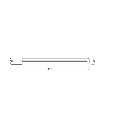 DULUX L LED FR 36 ECG, AC mains 18W 830 2G11 TRZONKI SPECJALNE LEDVANCE (4058075557772)
