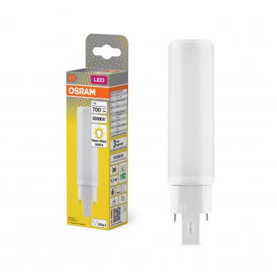 DULUX D E LED FR 18 ECG, AC mains 7W 830 G24q-2 TRZONKI SPECJALNE LEDVANCE (4058075559127)