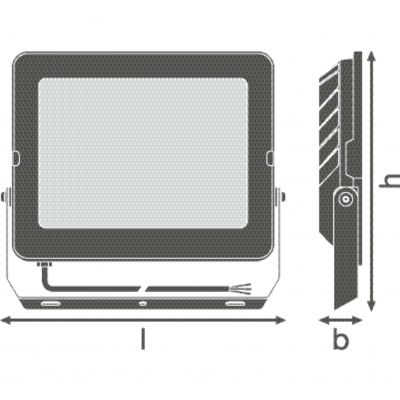 Naświetlacz LED FLOOD COMPACT V 135W 830 SYM 100 BK 4058075575103 LEDVANCE (4058075575103)