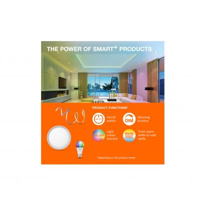 SMART+ WiFi CL Globe125 Gold DIM 53 6W 824 E27 LEDVANCE (4058075609693)