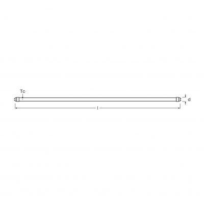Świetlówka LED G13 18W 2300lm CCT 1,2m T8 LEDTUBE SMART+ WIFI 4058075626232 LEDVANCE (4058075626232)
