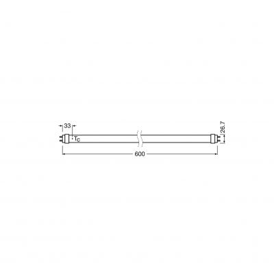 Świetlówka LED G13 18W 2300lm CCT 1,2m T8 LEDTUBE SMART+ WIFI 4058075626232 LEDVANCE (4058075626232)