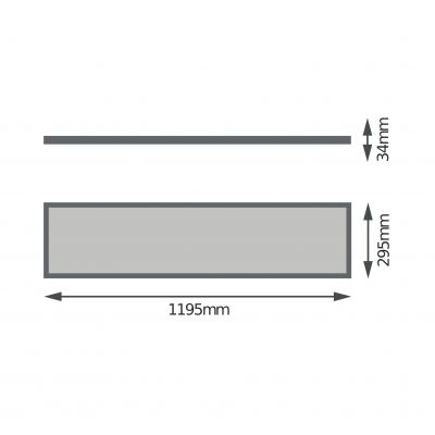 PANEL 4IN1 1200 32W 865 UGR19 WT LEDVANCE (4058075699762)