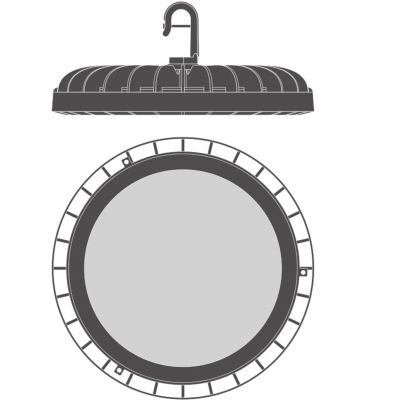 Oprawa LED HIGH BAY COMPACT 166W 865 110DEG IP65 4058075708228 LEDVANCE (4058075708228)
