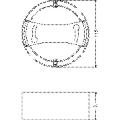 Ramka do oprawy LED DOWNLIGHT IP44 FRAME DN 115 WT 4058075709904 LEDVANCE (4058075709904)