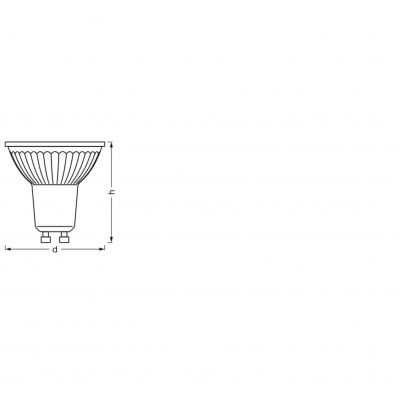 SMART+ ZB Spot PAR16 Glas DIM 50 yes 4,7W GU10 LEDVANCE (4058075729148)