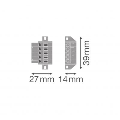 Oprawa TRUSYS FLEX FEED IN 5P LEDVANCE (4058075781931)