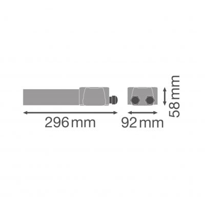 Oprawa TRUSYS FLEX FEED OUT BOX 5P WT LEDVANCE (4058075782013)