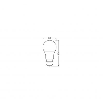 BASE CL A60 8,5W 827 230V FR B22D FS4 LEDVANCE (4058075819511)