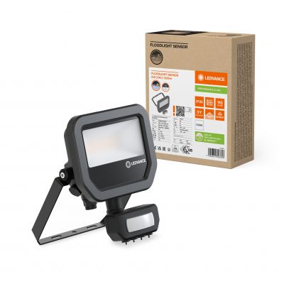 Naświetlacz LED z czujnikiem ruchu FLOODLIGHT sensor PFM G4 6W8W IP65 4000K 145lm/W czarny LEDVANCE (4099854306808)