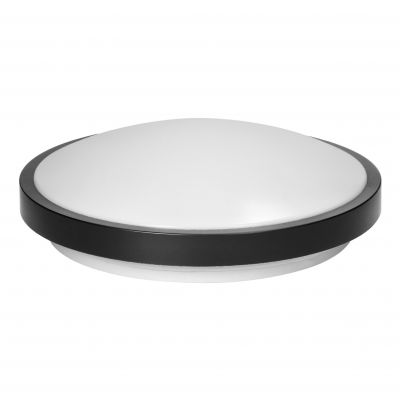 Lampa sufitowa SELENE plafon 2xE27 2x60W klosz matowy IP54 czarny ORNO (CL/2XE27-10/B)