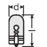 2827DC-02B W2,1x9,5d 12V WY5W LEDVANCE (2827DC-02B)