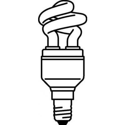 Świetlówka kompaktowa  DULUX STAR TWIST 5W 827 220-240V E14 10X1 LEDVANCE (4008321334633)