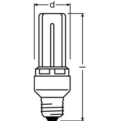 Świetlówka kompaktowa DULUX STAR 17W 2700K 827 220-240V E27 FS1 OSRAM LEDVANCE (4008321063441)