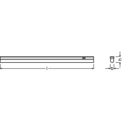 Linear LED 600 8W 3000K 230V IP20 LEDVANCE (4058075000285)