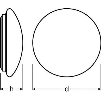 Surface-C LED 350 18W 4000K IP44 LEDVANCE (4058075000766)