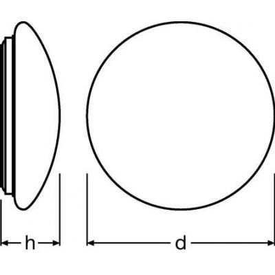 Surface-C LED 400 24W 3000K IP44 LEDVANCE (4058075000780)