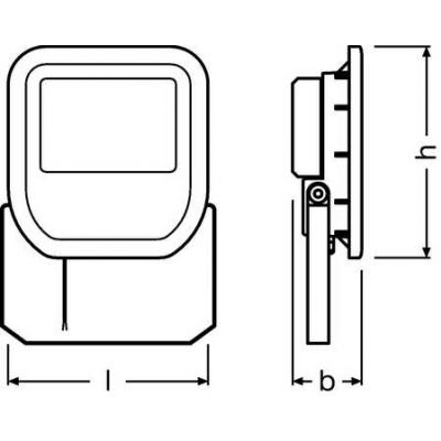 NAŚWIETLACZ LED FLOODLIGHT 10W 3000K IP65 WH 4058075810938 LEDVANCE (4058075810938)