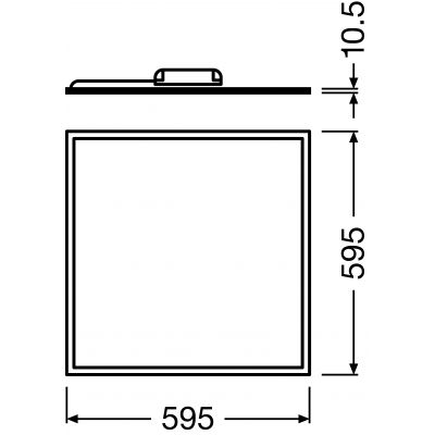 Panel LED 600 30W 4000K 230V LEDVANCE (4058075000506)