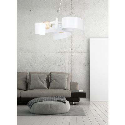 Emibig lampa wisząca EOS 3 WHITE E27 60W MAX 626/3 (626/3)