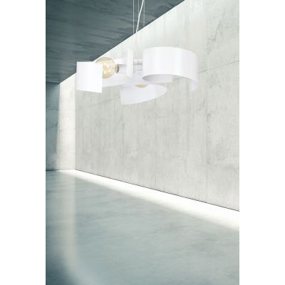 Emibig lampa wisząca EOS 3 WHITE E27 60W MAX 626/3 (626/3)