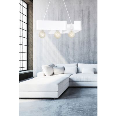 Emibig lampa wisząca KOMA 3 WHITE E27 60W MAX 631/3 (631/3)