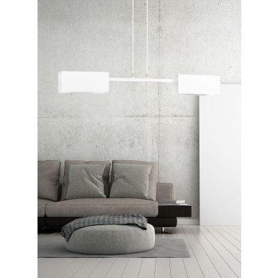 Emibig lampa wisząca TOLOS 2 WHITE E27 60W MAX 634/2 (634/2)