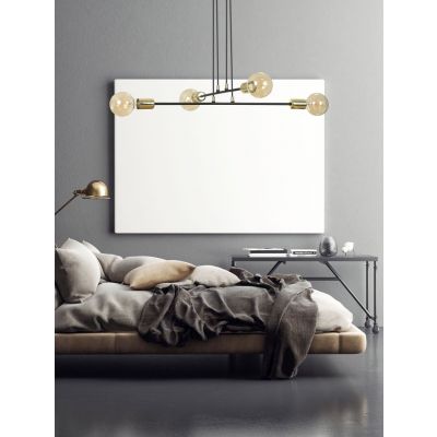 Emibig lampa wisząca VESIO 4 BLACK E-27 40W MAX 785/4 (785/4)