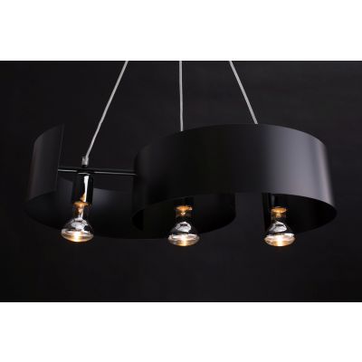 Emibig lampa wisząca VIXON 1 BLACK E-27 60W MAX 284/1 (284/1)