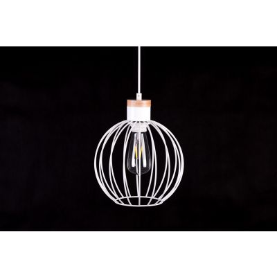 Emibig lampa wisząca BARBADO 1 WHITE E27 60W MAX 755/1 (755/1)