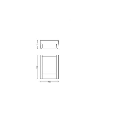 Arbour wall lantern anthracite 1x6W 230V  PHILIPS (915005193801)
