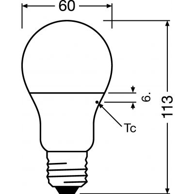 PARATHOM CL A FR 60 9W 840 E27 LEDVANCE (4058075463301)