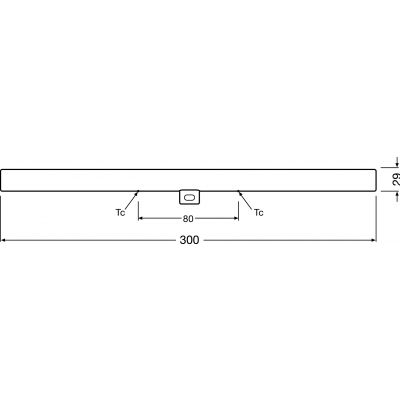 LEDinestra 25 3,5W 827 S14d FR LEDVANCE (4058075817753)