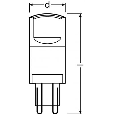 PARATHOM PIN CL 40 3,8W 827 G9 LEDVANCE (4058075811812)