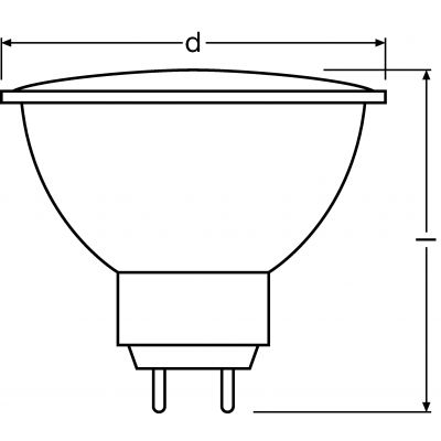 Ledvance Żarówka halogenowa - 48865 SP 35W 12V GU5,3 FS1 OSRAM (4050300516592)